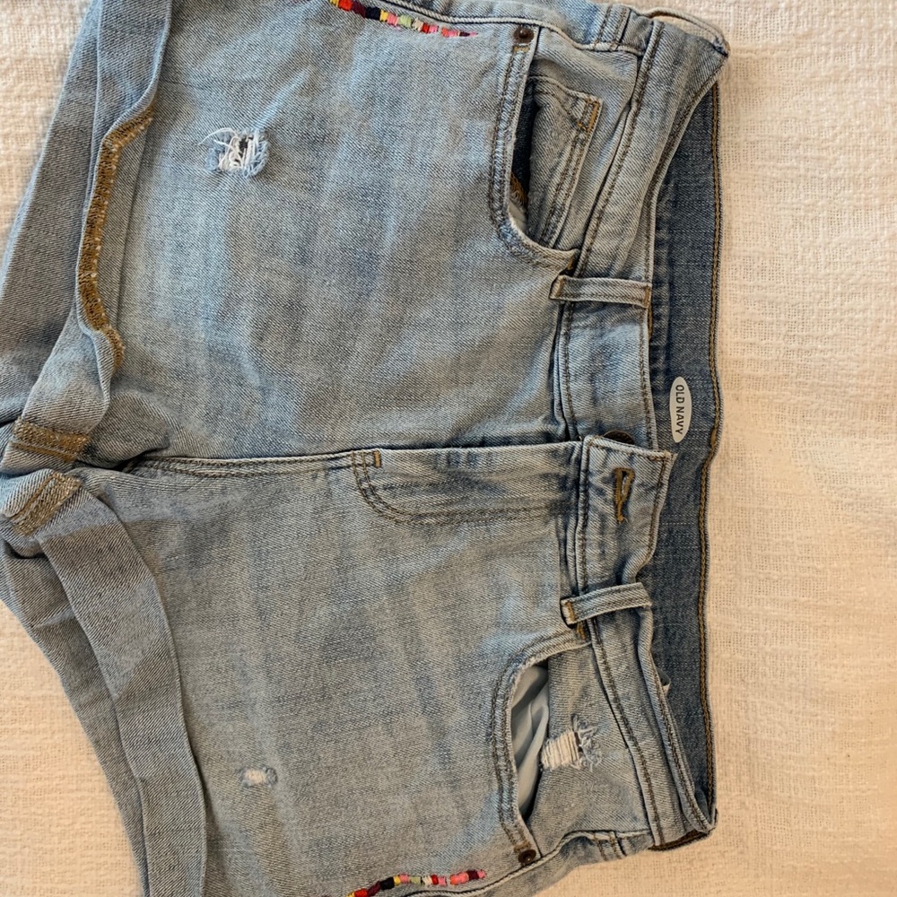 old navy denim shorts